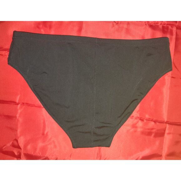 NWT Arena Team Solid Male Racer Swim Brief US Size 44 Black Carvico Performance - Picture 2 of 10